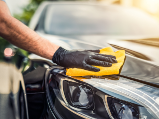 cloth-cleaning-car
