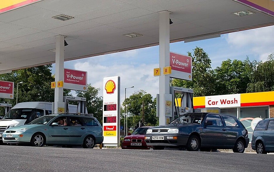 Shell petrol station