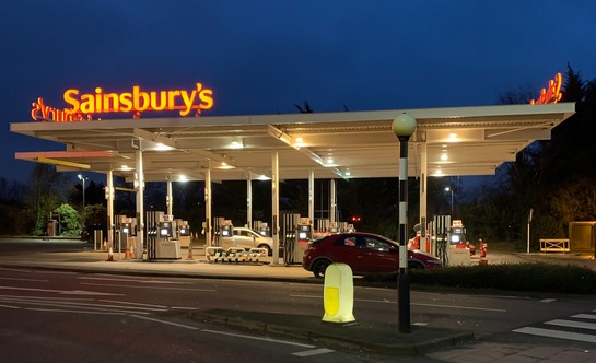 Sainsbury's petrol station