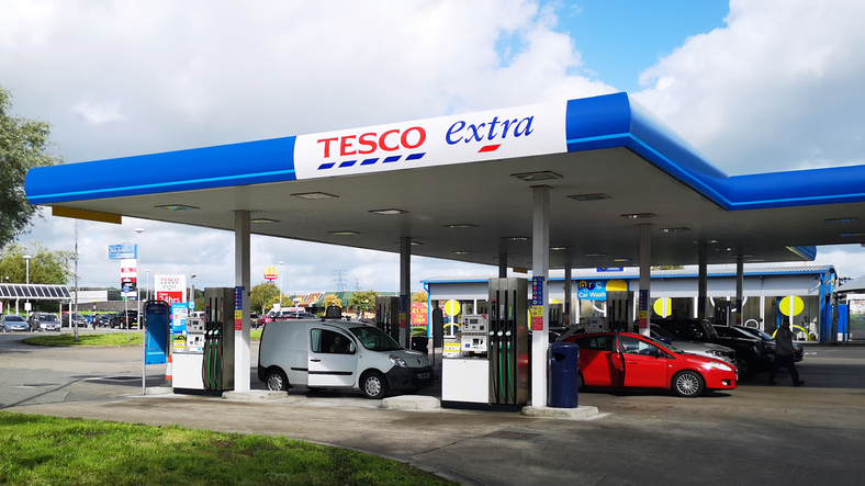 Tesco petrol station